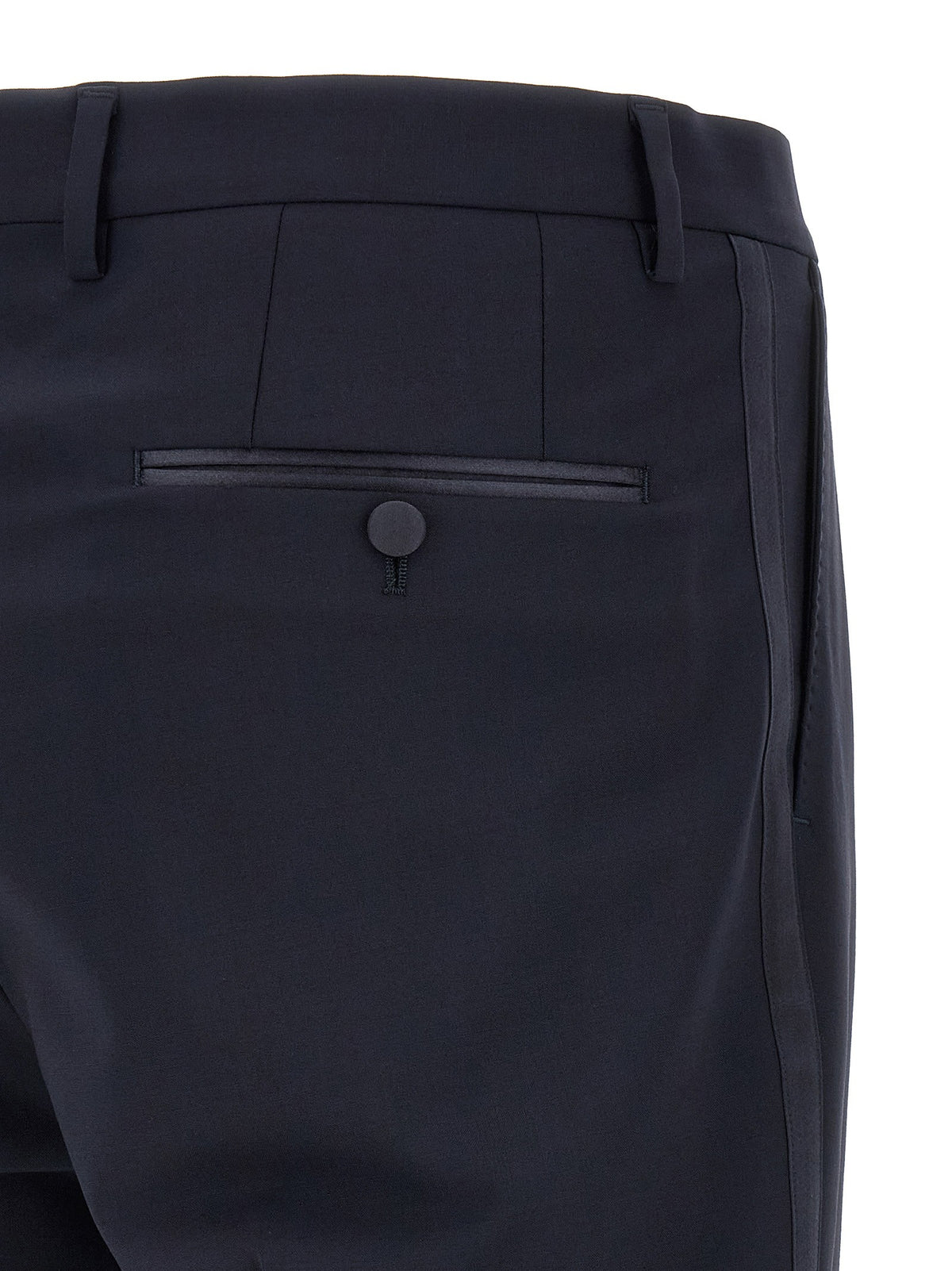 Dolce &amp; Gabbana Sicilia Light Tuxedo Dress Blue, view 6