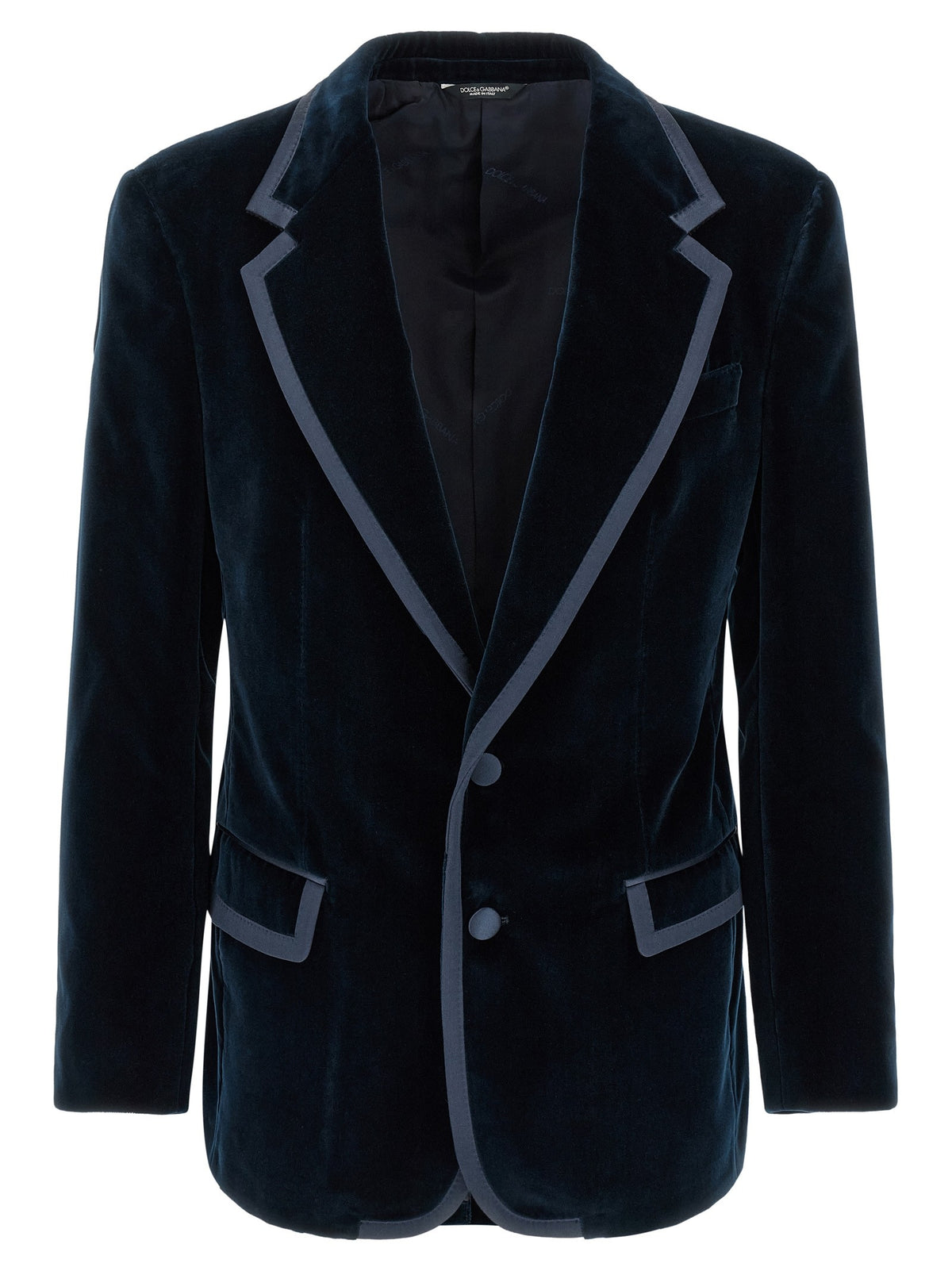 Dolce&amp;Gabbana Sicilia Tuxedo Blazer Blue