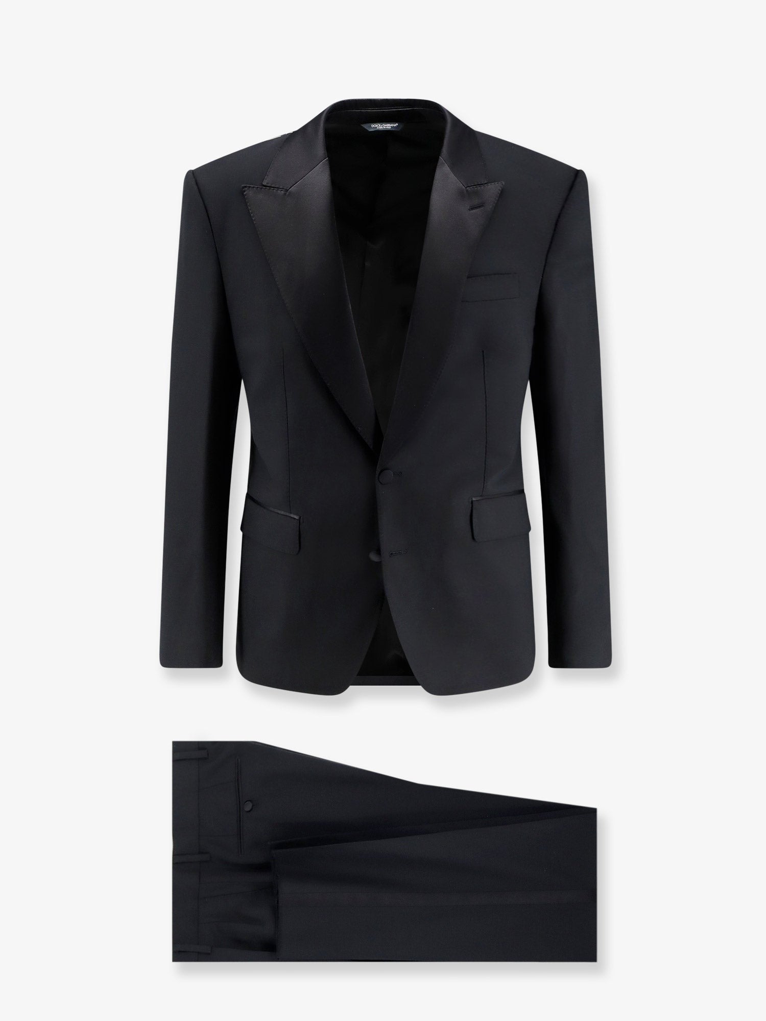 Dolce &amp; Gabbana Men's Sicilia Virgin Wool and Silk Blend Tuxedo Black