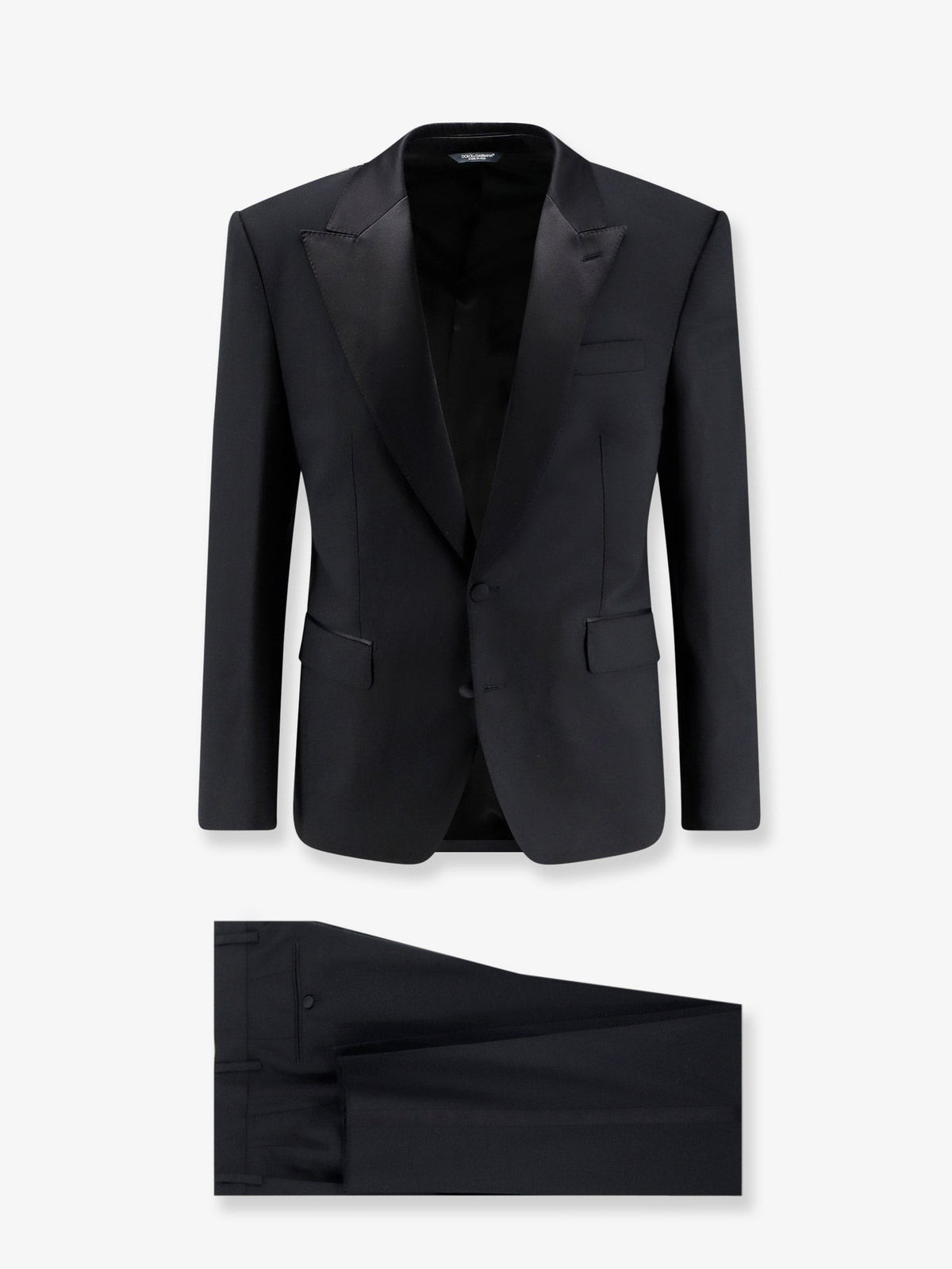 Dolce &amp; Gabbana Men's Sicilia Virgin Wool and Silk Blend Tuxedo Black