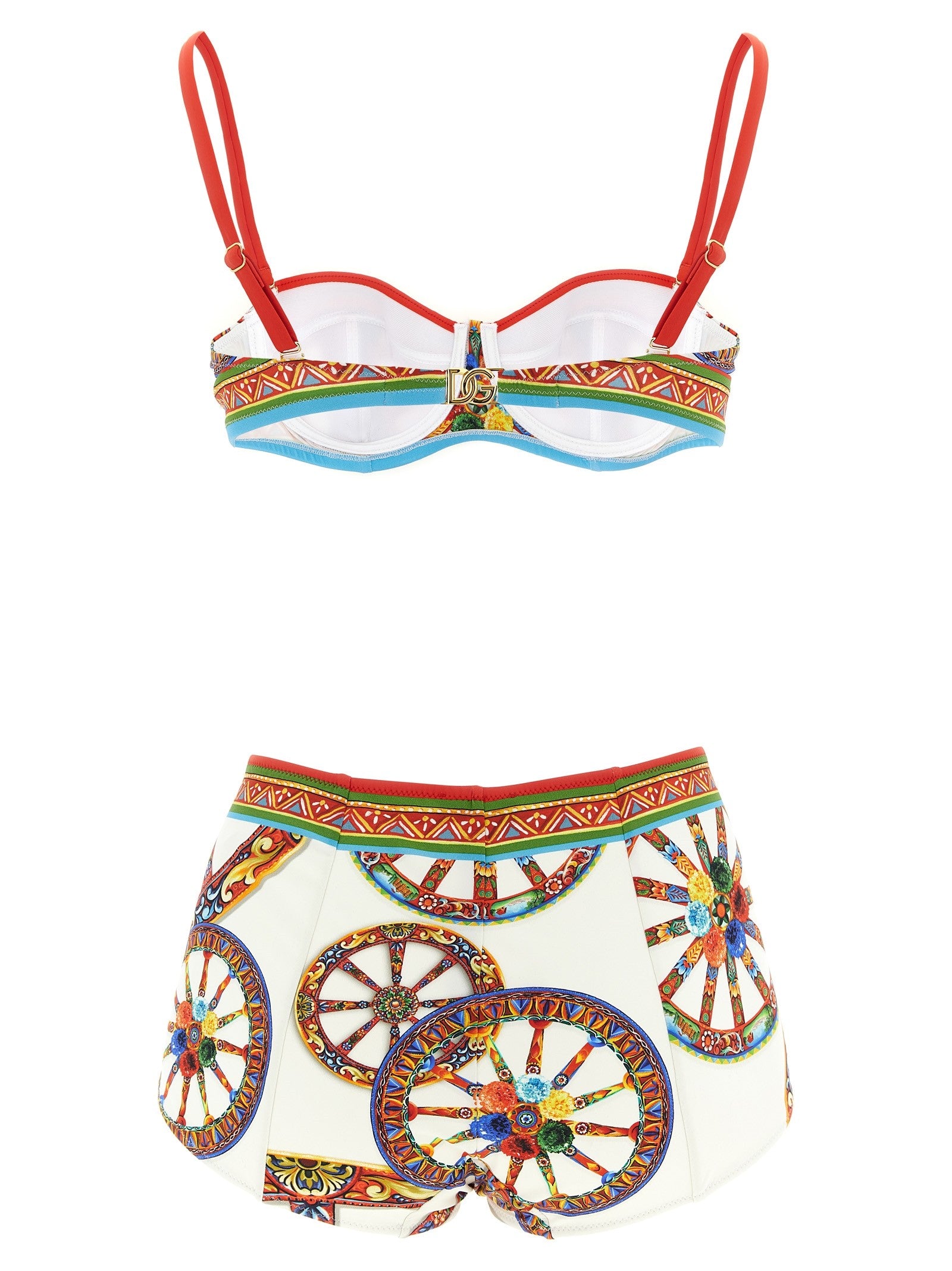 Dolce &amp; Gabbana Sicilian Carretto Bikini Gold
