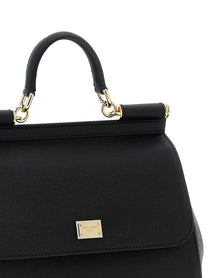 Dolce &amp; Gabbana Sicily Large Handbag Black