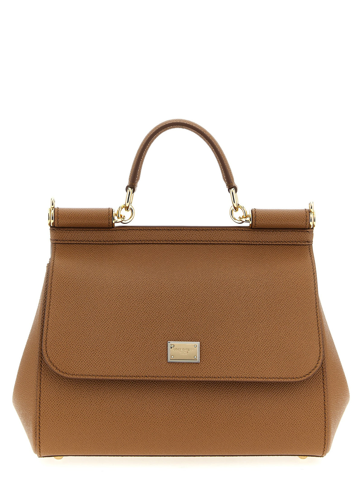 Dolce &amp; Gabbana Sicily Large Handbag Brown