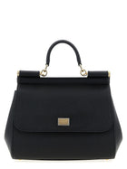 Dolce &amp; Gabbana Sicily Large Handbag Black