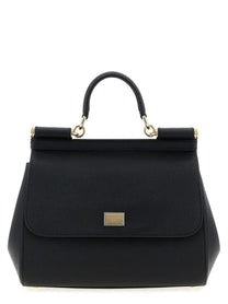 Dolce &amp; Gabbana Sicily Large Handbag Black