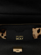 Dolce &amp; Gabbana Sicily Large Handbag Black, view 4