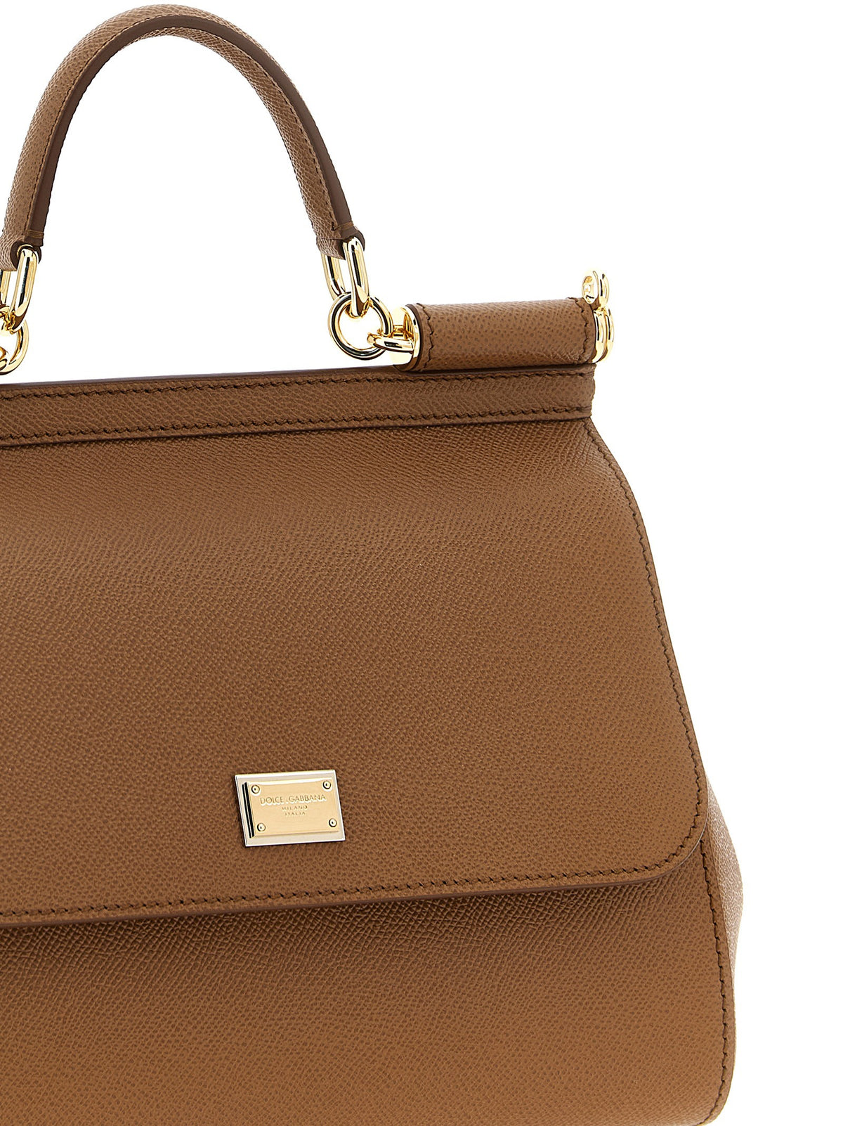 Dolce &amp; Gabbana Sicily Large Handbag Brown