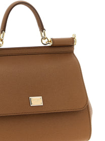 Dolce &amp; Gabbana Sicily Large Handbag Brown