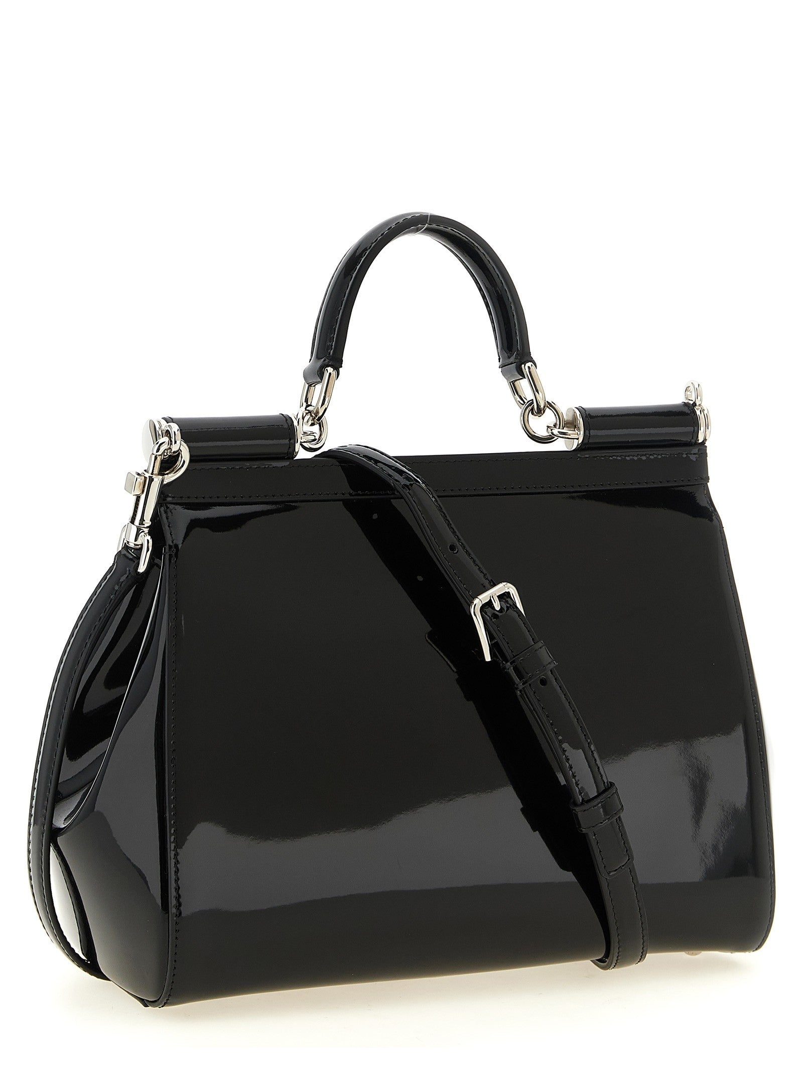 Dolce &amp; Gabbana Sicily Large Handbag Black
