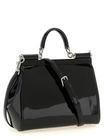 Dolce &amp; Gabbana Sicily Large Handbag Black