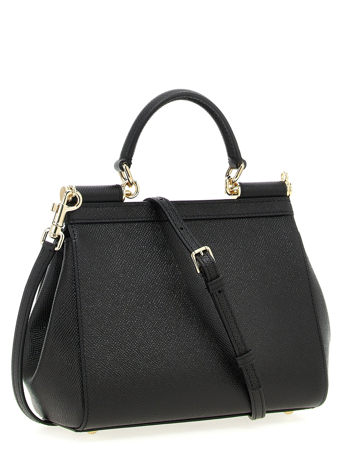 Dolce &amp; Gabbana Women's Sicily Medium Handbag Black