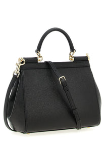 Dolce &amp; Gabbana Women's Sicily Medium Handbag Black