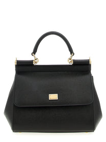Dolce &amp; Gabbana Women's Sicily Medium Handbag Black