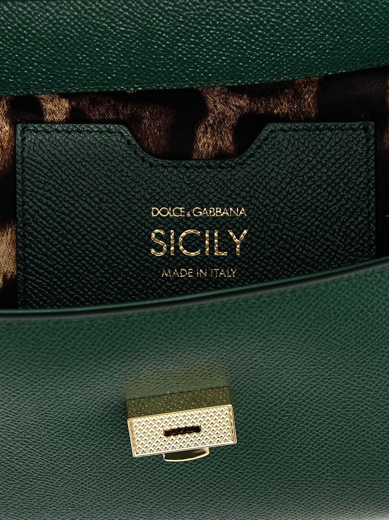 Dolce &amp; Gabbana Sicily Medium Handbag Green