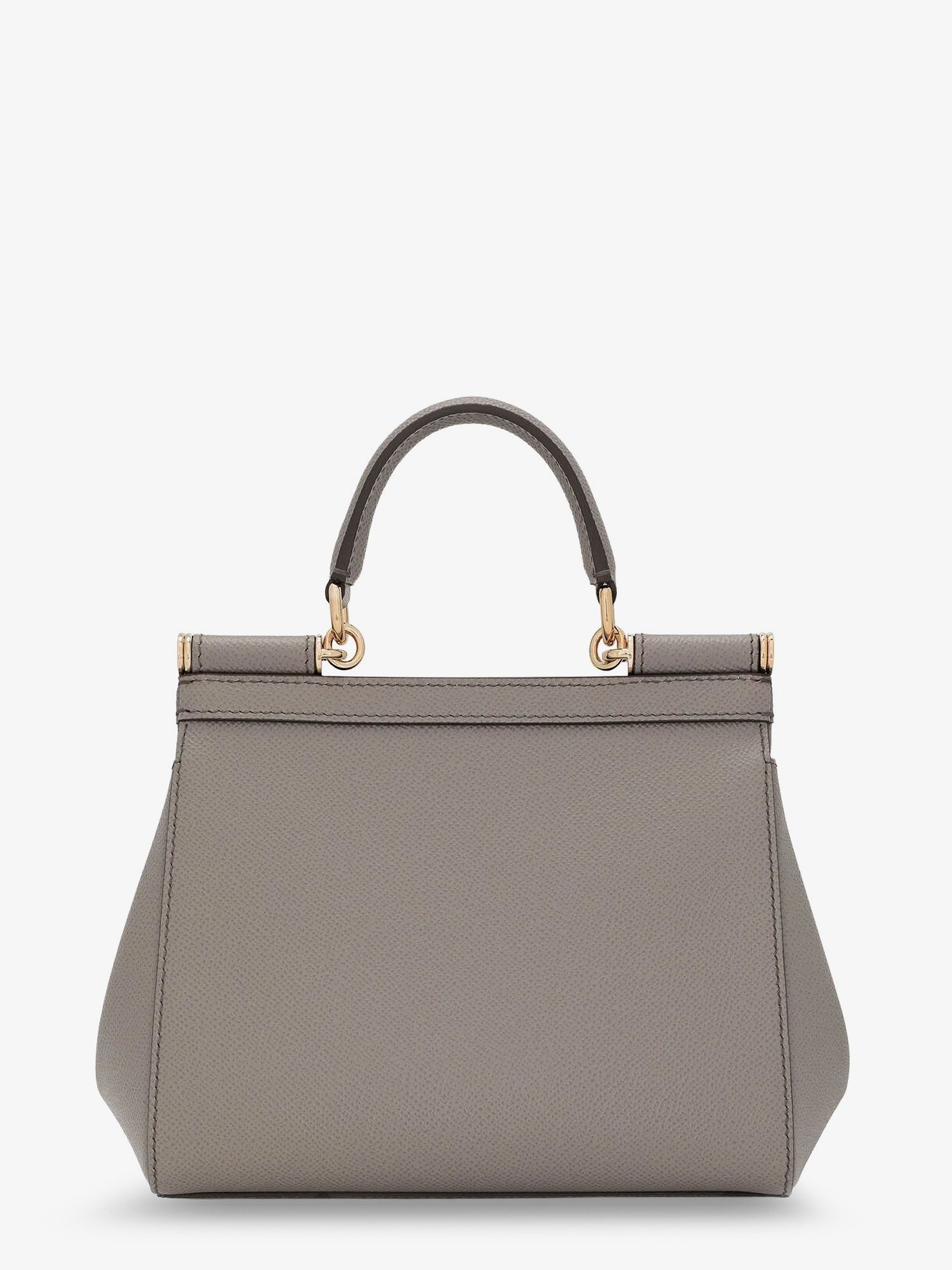 Dolce &amp; Gabbana Women's Sicily Medium Leather Crossbody Bag Grey