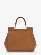 Dolce &amp; Gabbana Women's Sicily Medium Leather Shoulder Bag Beige, view 2