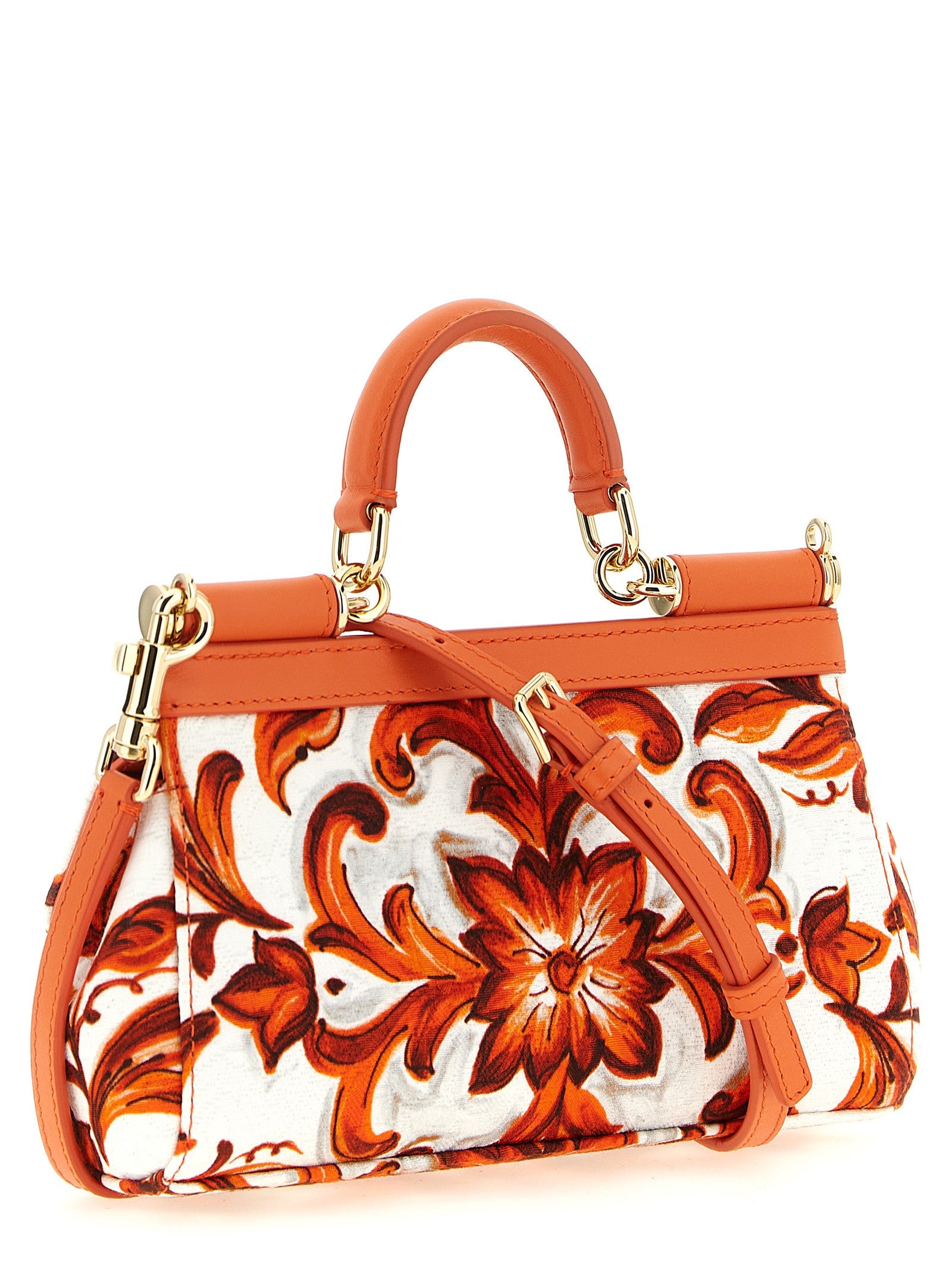 Dolce &amp; Gabbana Sicily Mini Handbag Orange