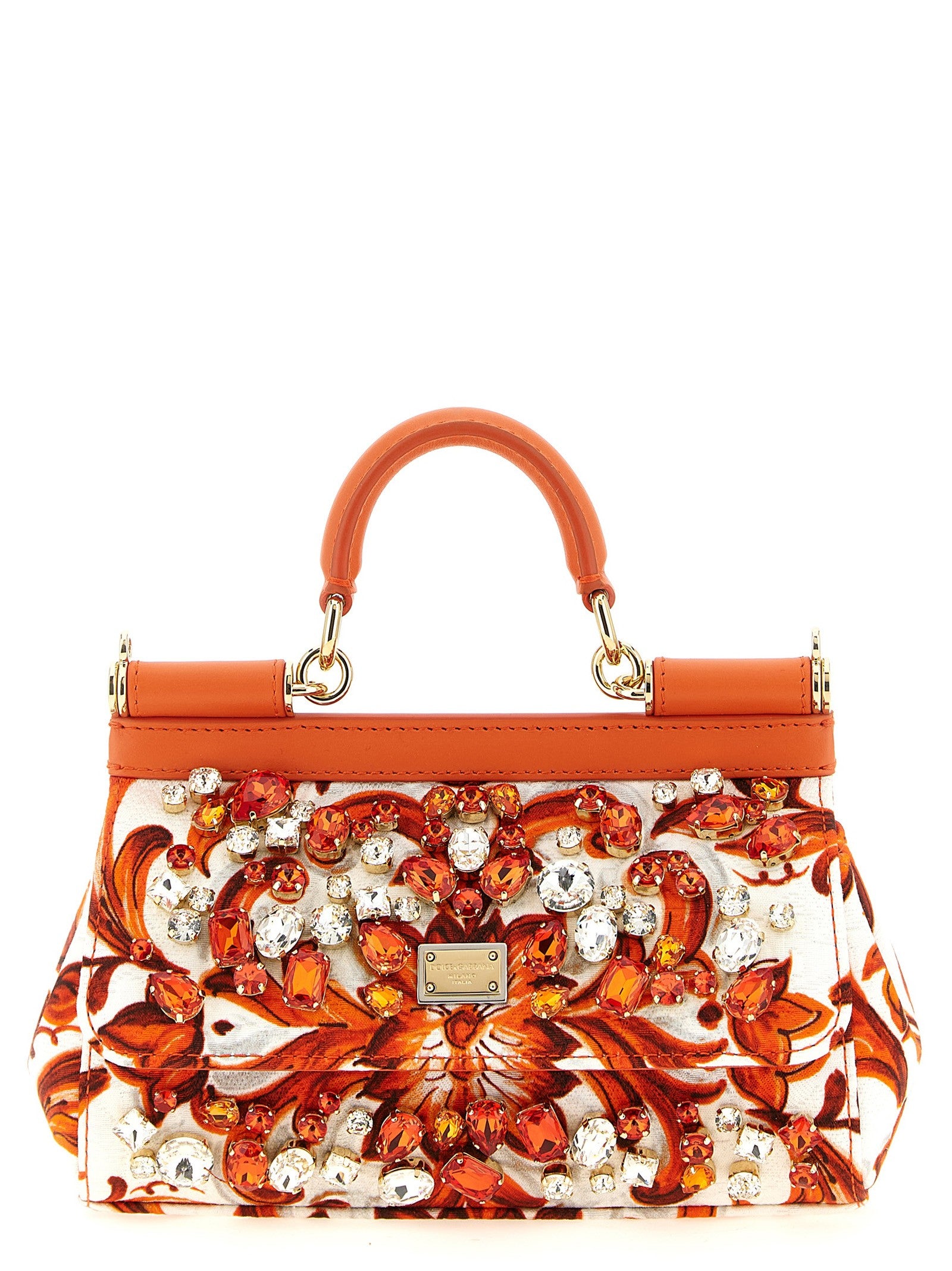 Dolce &amp; Gabbana Sicily Mini Handbag Orange