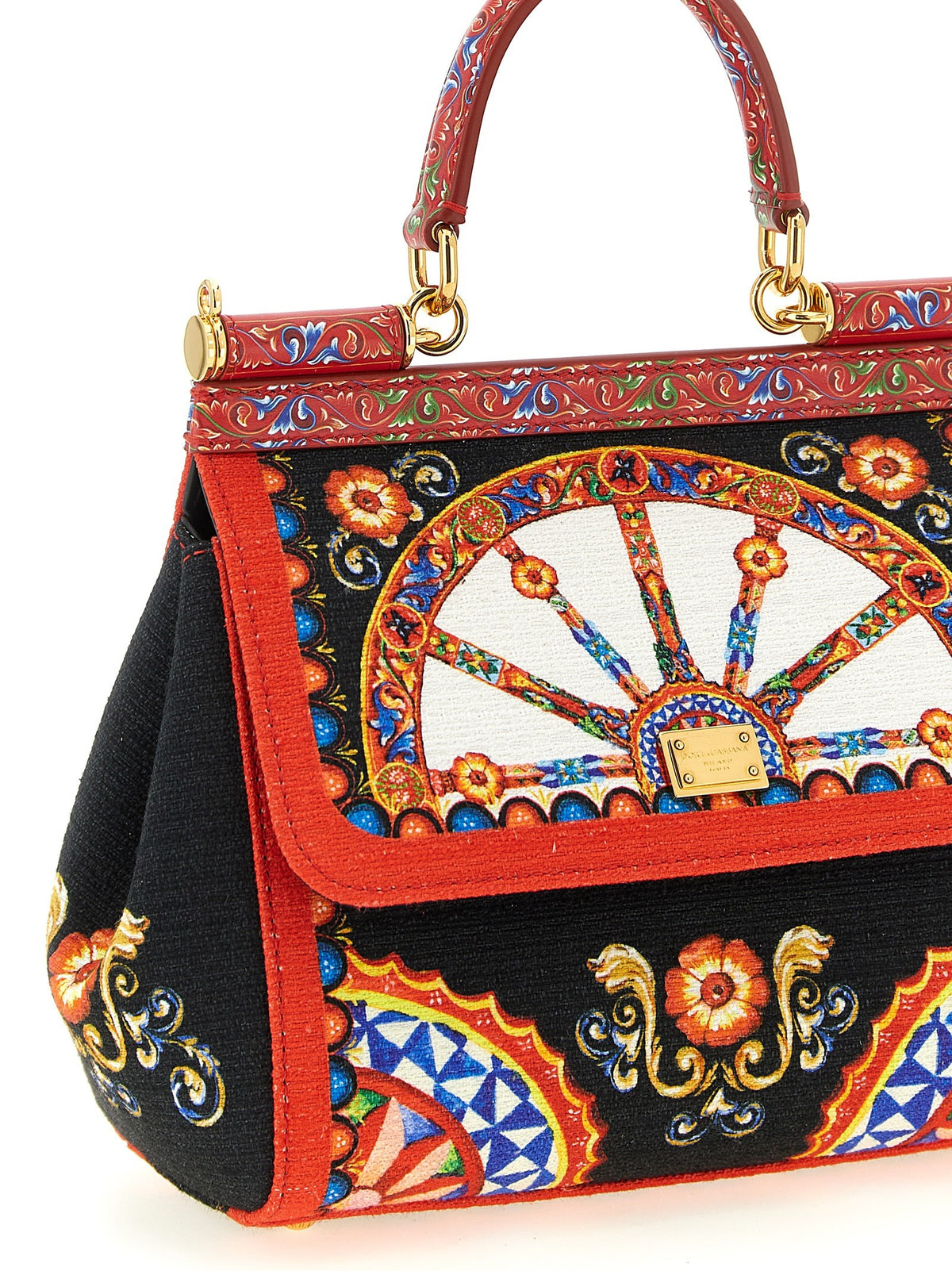 Dolce &amp; Gabbana Sicily Small Handbag Gold