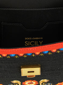 Dolce &amp; Gabbana Sicily Small Handbag Gold