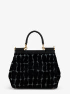 Dolce &amp; Gabbana Women's Sicily Velvet Handbag Black, view 2