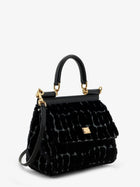 Dolce &amp; Gabbana Women's Sicily Velvet Handbag Black, view 3