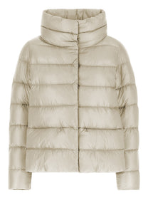 Herno Side Slit Hood Beige