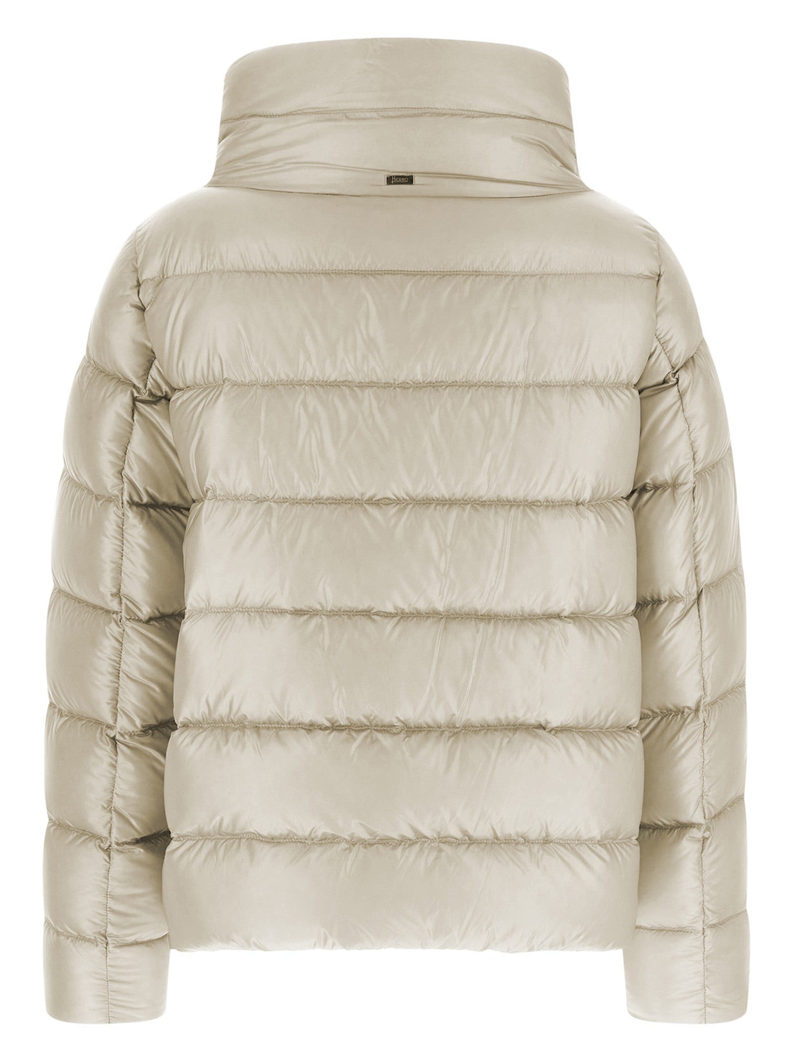 Herno Side Slit Hood Beige