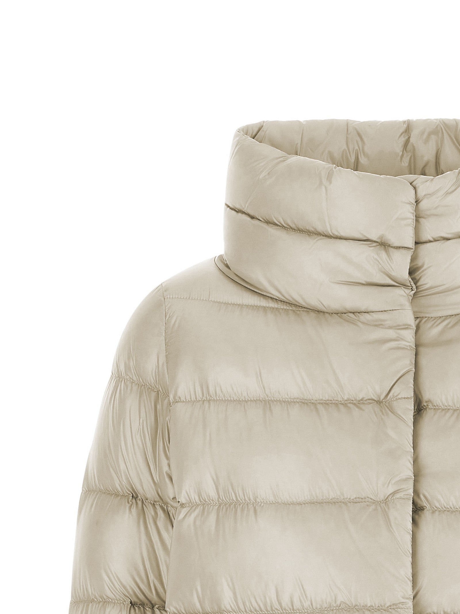Herno Side Slit Hood Beige