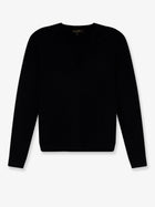 Loro Piana Women's Siena Silk and Cotton Polo Sweater Black