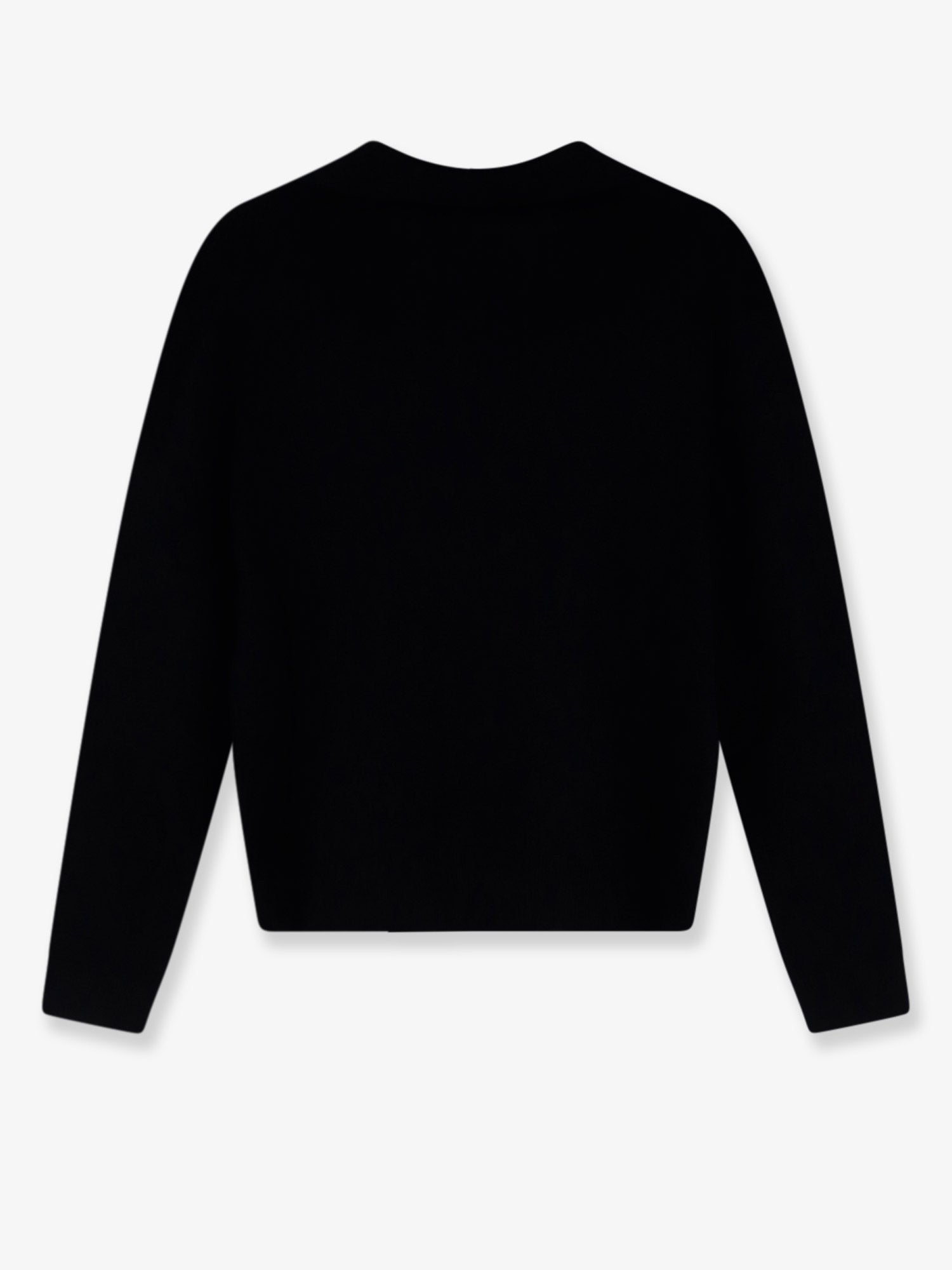 Loro Piana Women's Siena Silk and Cotton Polo Sweater Black