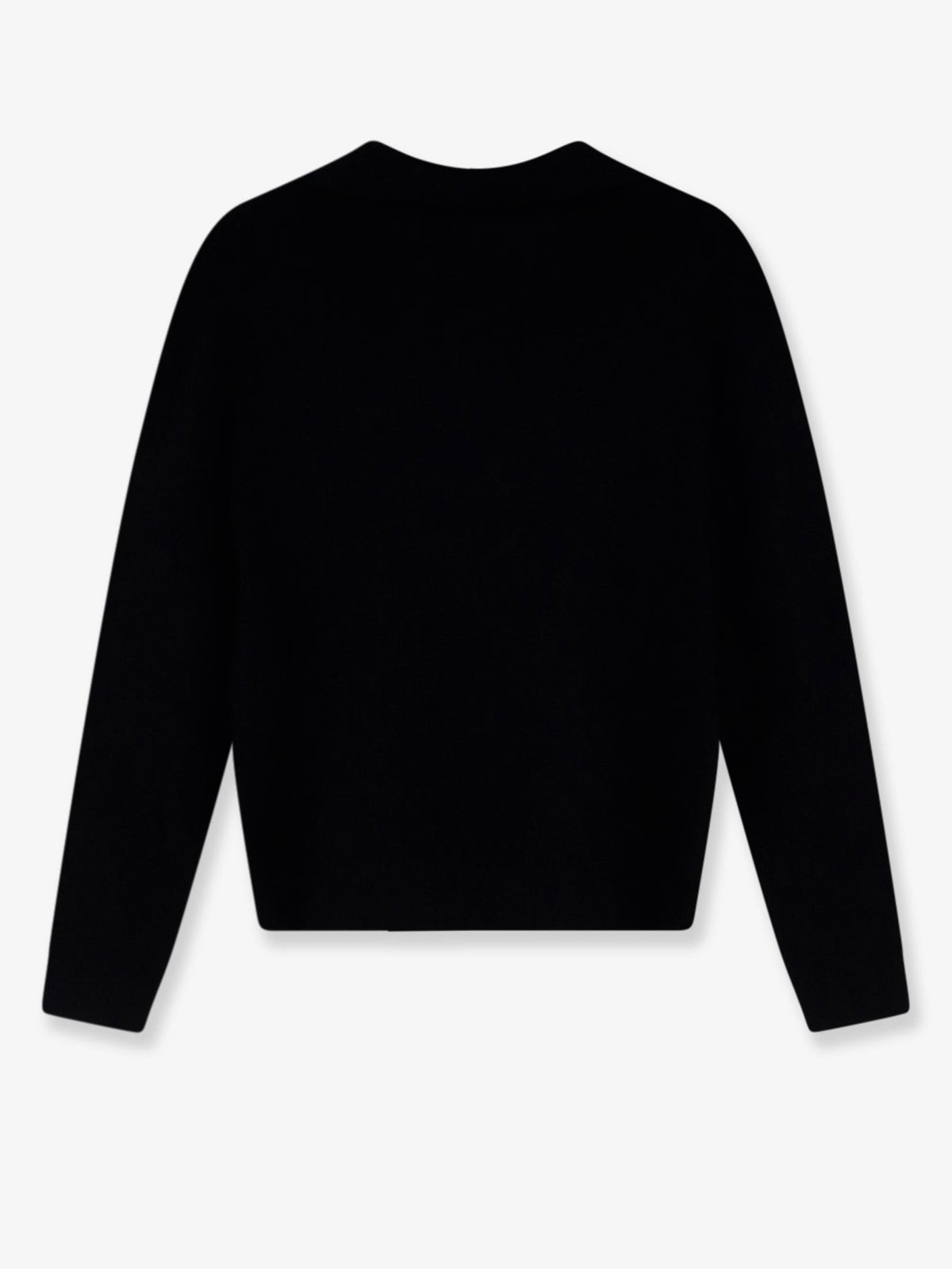 Loro Piana Women's Siena Silk and Cotton Polo Sweater Black, view 2