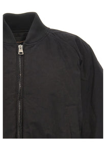 The Andamane Sierra Cropped Bomber Jacket Black