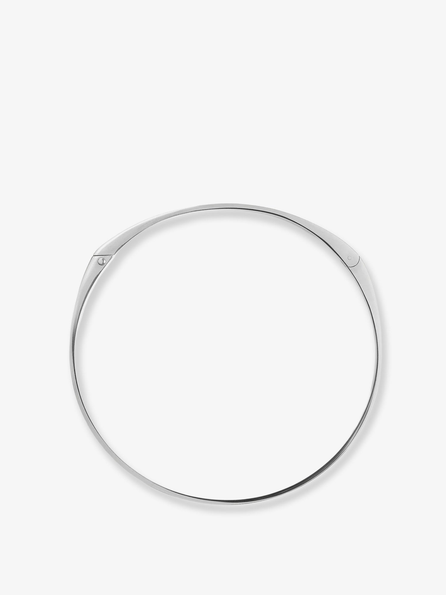 Toteme Women's Signature Brass Necklace Silver