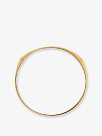 Toteme Women's Signature Brass Necklace Gold