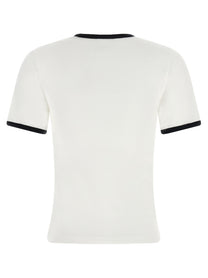 courrèges Signature Contrast Shirt White