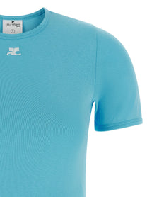 courrèges Signature Contrast Shirt Blue