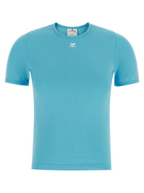 courrèges Signature Contrast Shirt Blue