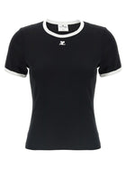 courrèges Signature Contrast Shirt White