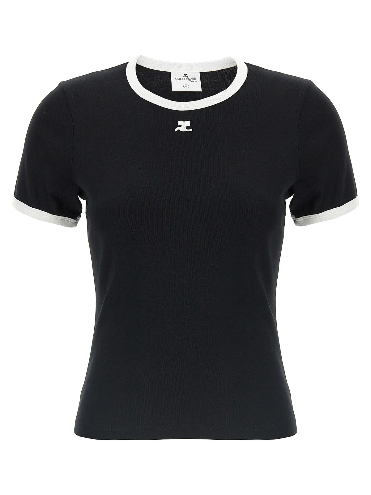 courrèges Signature Contrast Shirt White