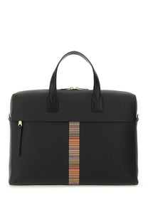 Paul Smith Men's Signature Stripe Bag Black