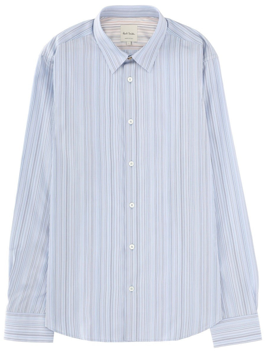 Paul Smith Men's Signature Stripe Shirt Blue