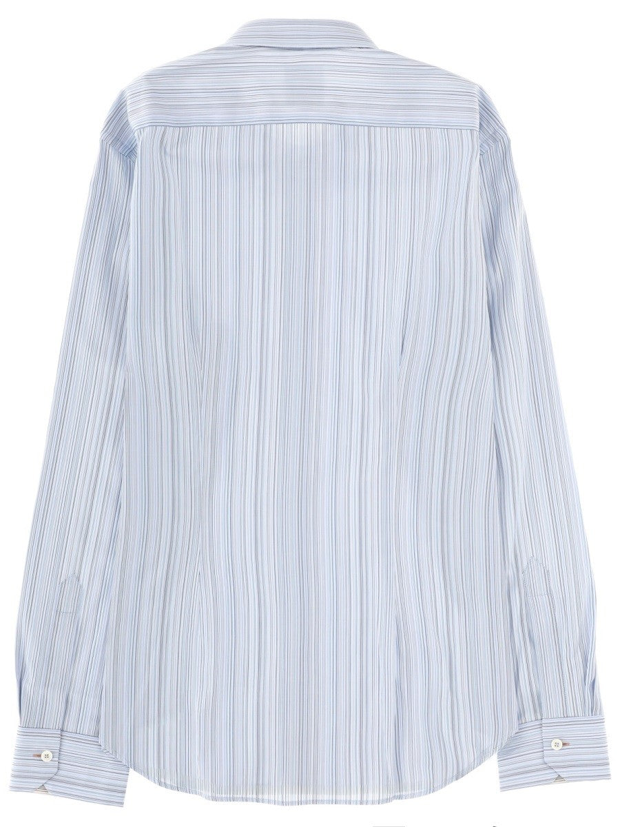 Paul Smith Men's Signature Stripe Shirt Blue
