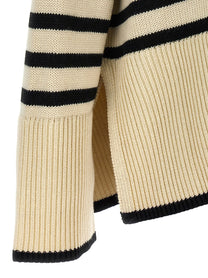 Toteme Signature Stripe Sweater White