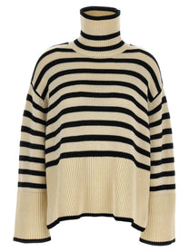 Toteme Signature Stripe Sweater White