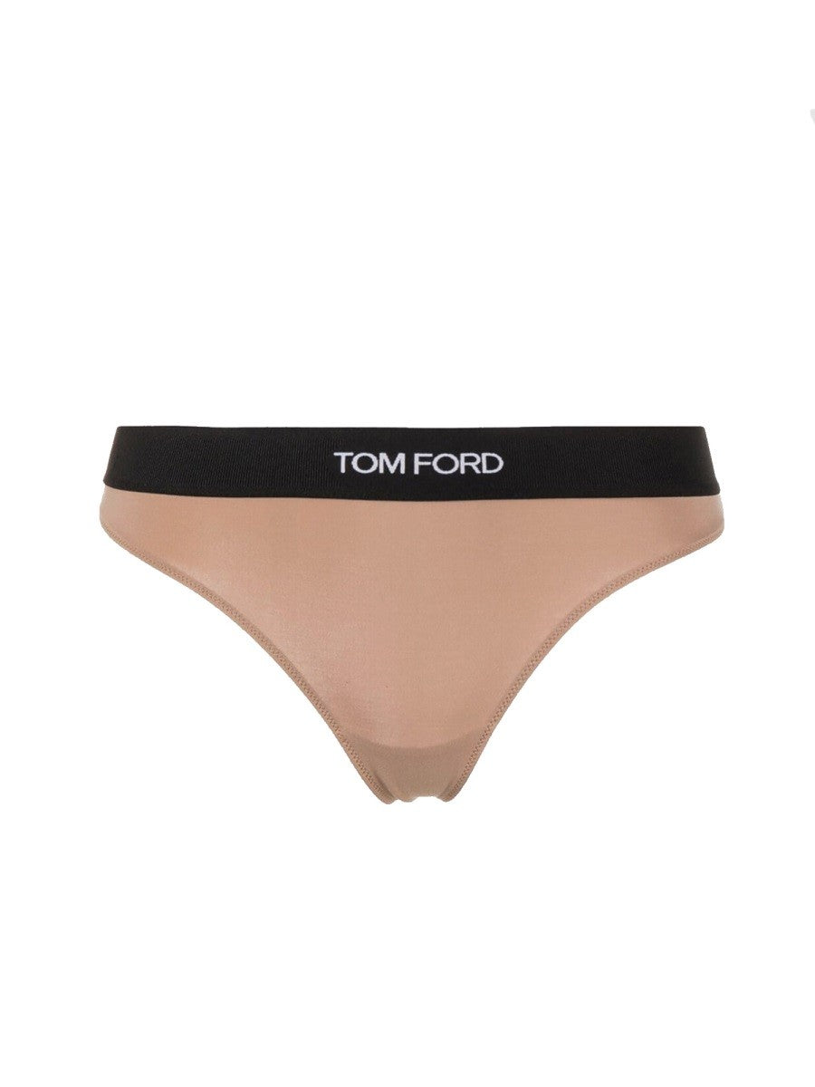 Tom Ford Women's Signature Thong Beige