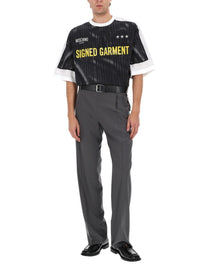 Moschino Men's Signed Garment Shirt Black