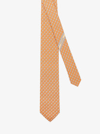 Ferragamo Men's Sik Tie Orange