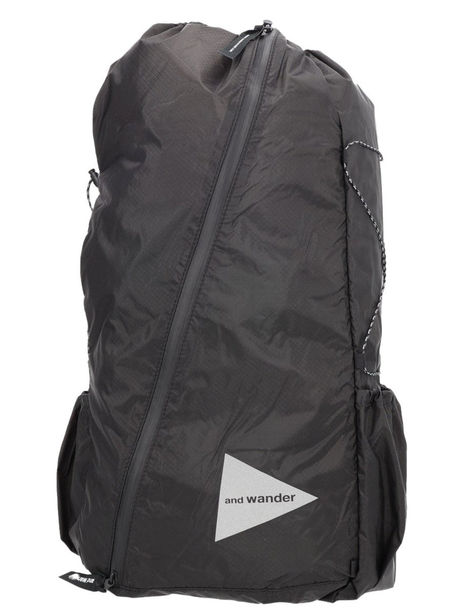 And Wander Men's Sil Daypack Backpack Black And Wander