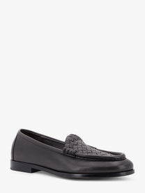 Bottega Veneta Women's Silenzio Leather Loafers Brown